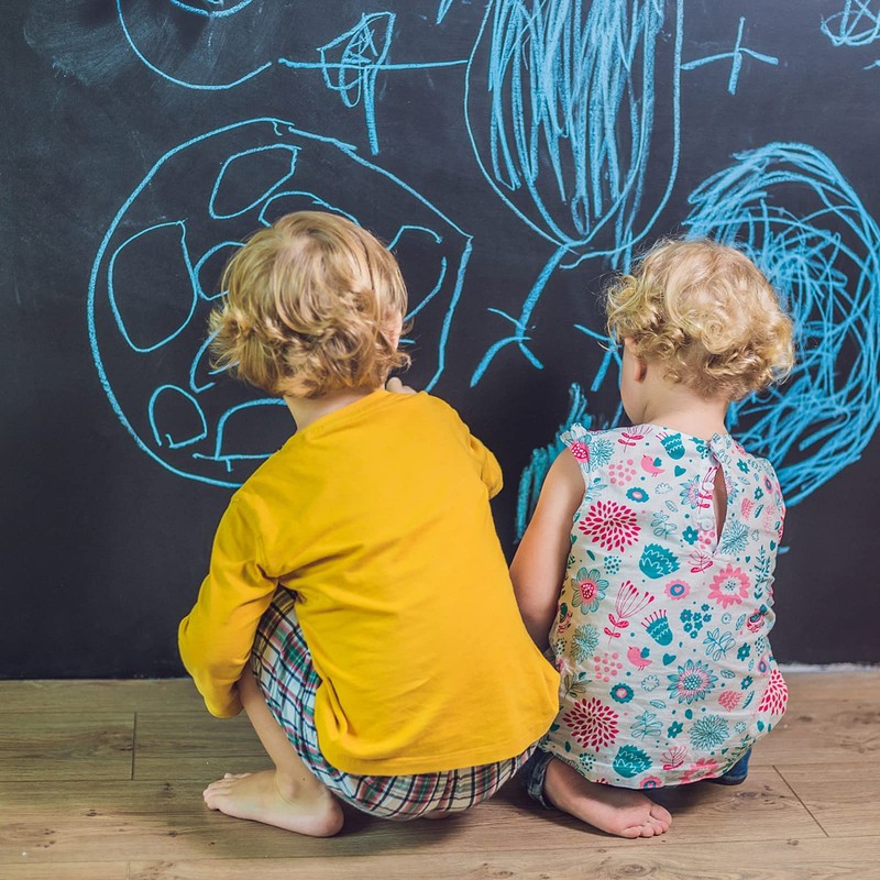 Extra Large Chalkboard Paper Roll Peel and Stick Chalk Board Wallpaper(+5 Cha... gallery