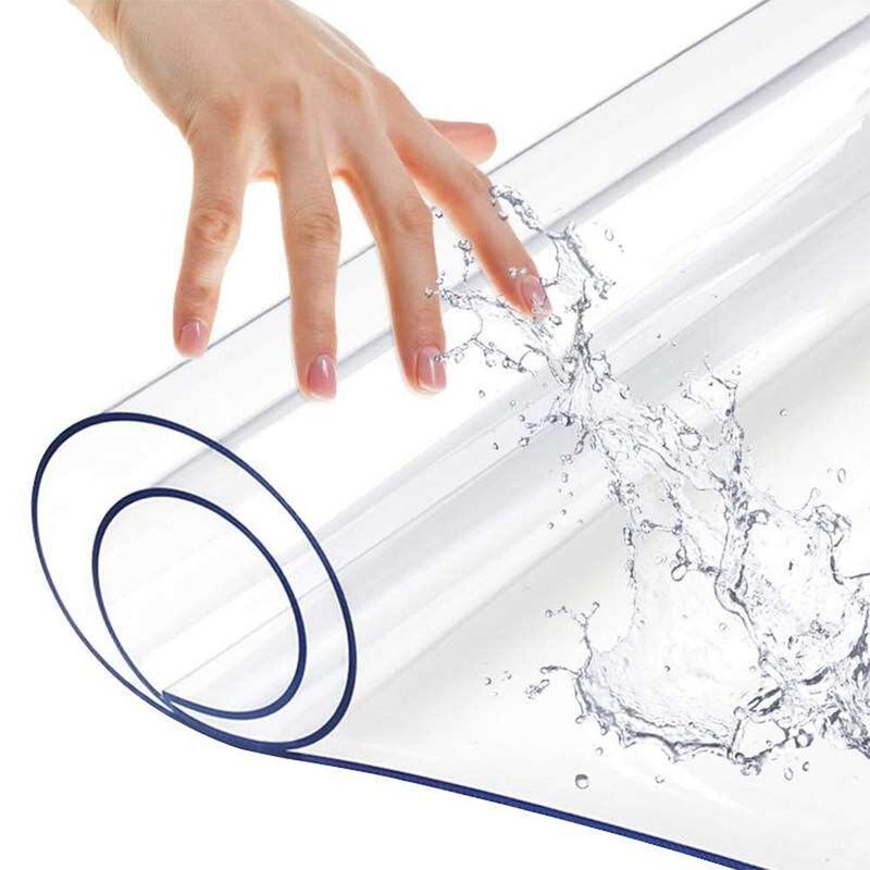 Waterproof Transparent PVC Table Protector, Sofa Side Table, Plastic Mat