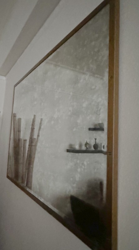 RESTORATION HARDWARE ANTIQUED BRASS MIRROR gallery