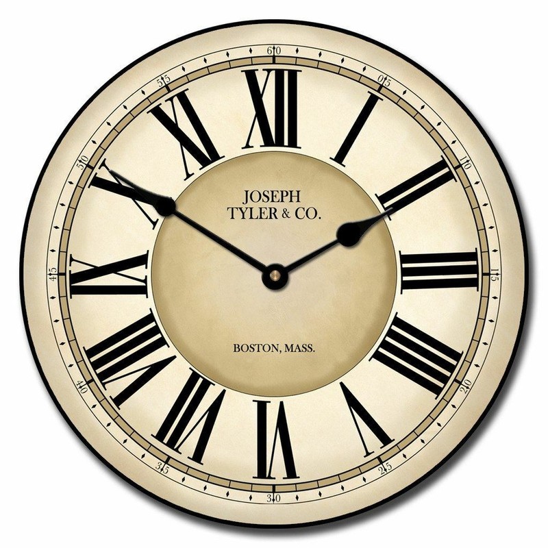 Waterford Wall Clock, large wall clock, Ultra Quiet, 8 sizes, Life Warranty gallery