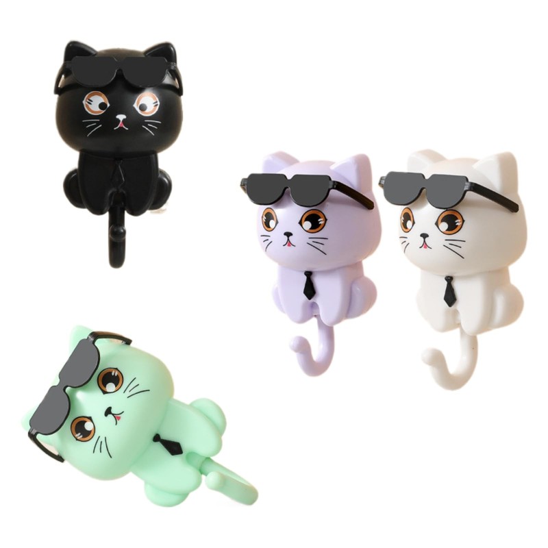 Decorative Wall Hooks Adhesive Hook Wall Decor for Apartment, Kitchen, Office