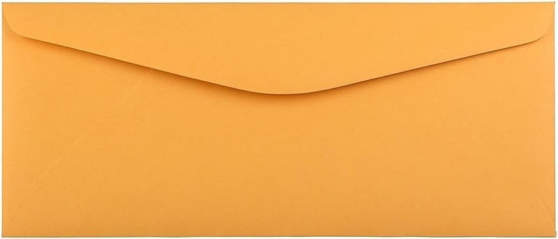 #11 Envelopes – 4 1/2 x 10 3/8 – Brown Kraft Manila – 50/Pack