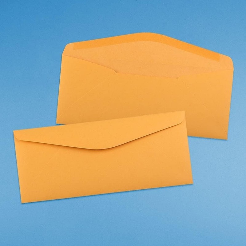 #11 Envelopes - 4 1/2 x 10 3/8 - Brown Kraft Manila - 50/Pack gallery