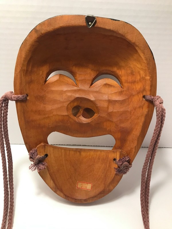 Original Korean Hahoe Talchum Yangban Aristocrat Wooden Real Face Size Mask gallery