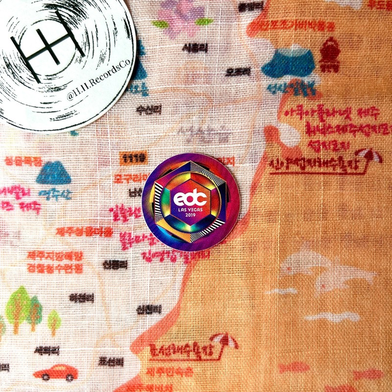 EDC 2019 Official Circle Las Vegas Sticker Waterproof Vinyl Car Decal Insomniac