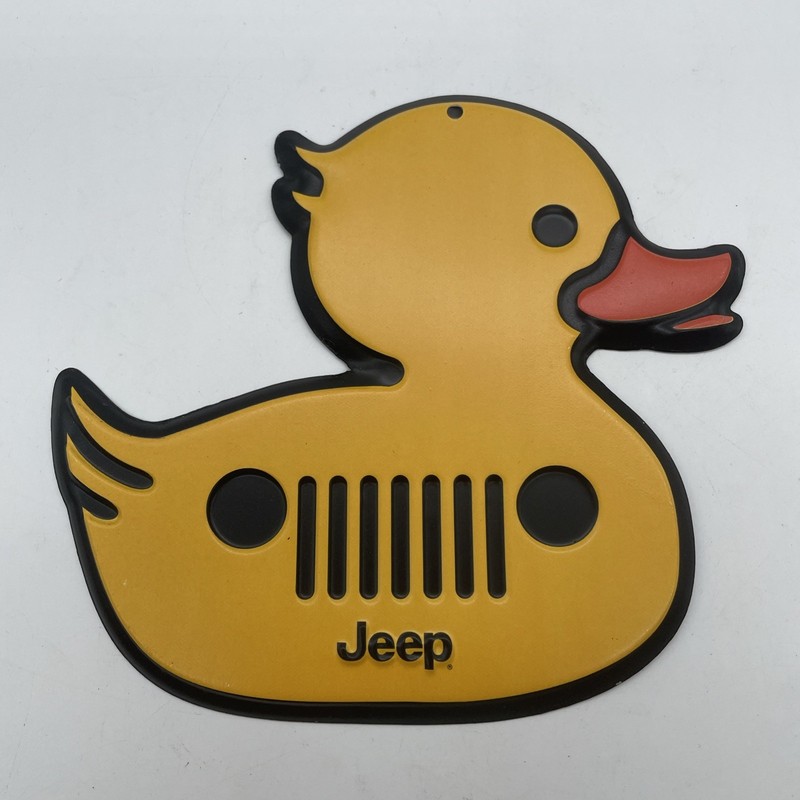 Jeep Duck Metal Wall Decor Sign 6.75″ x 6″ Wrangler Art Garage Man Cave Gift