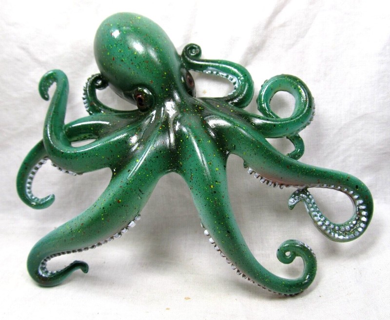 Octopus sea life wall art decor 6″ (E)