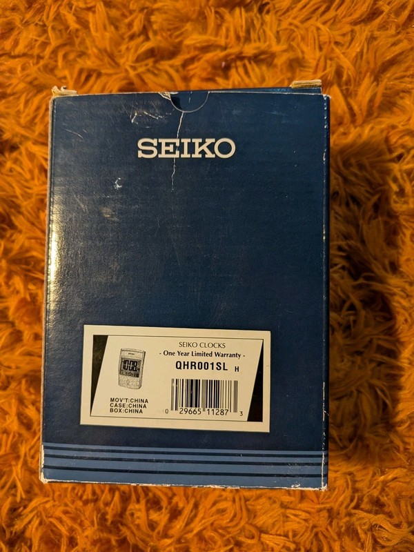 Seiko R-Wave Atomic Clock Radio Controlled Tested Working gallery