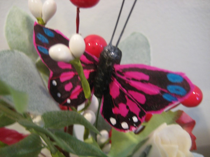 Mushroom- Flower Arrangement - Spring Summer Table Decoration - Bird - Butterfly gallery