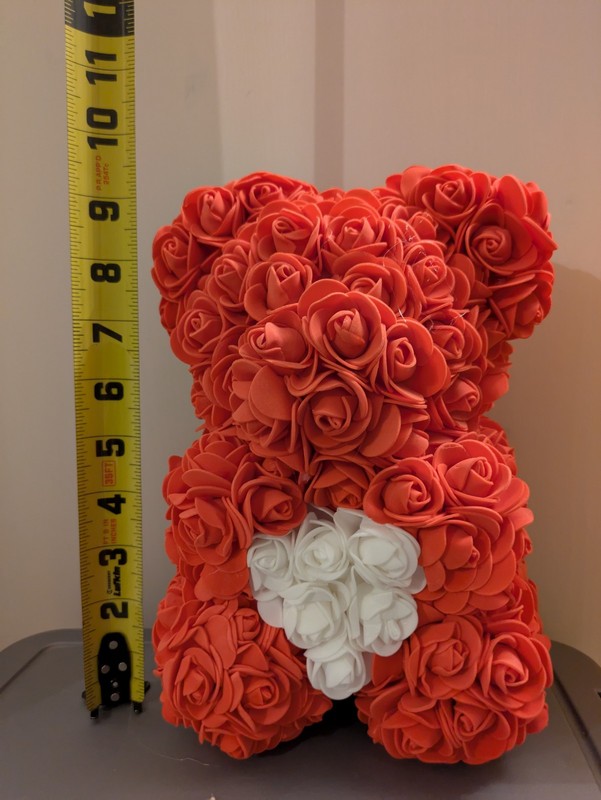 Rose Teddy Bear for Mom Mother’s Day Birthday Valentine anniversary