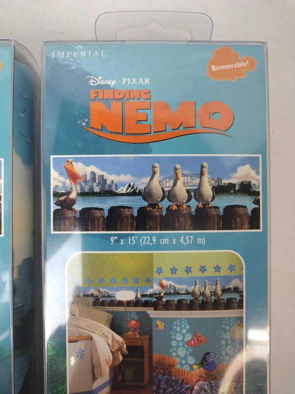 2 Pack Finding Nemo VTG Self-Stick Wall Border 9" x 15' Nursery Kids Room- NEW gallery