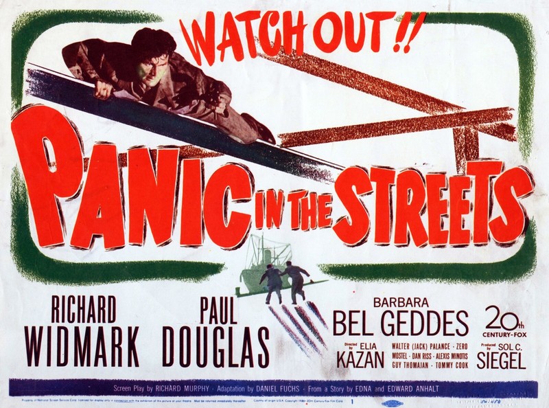 11578.Decor Poster.Room wall home art design.Panic in the Streets retro movie