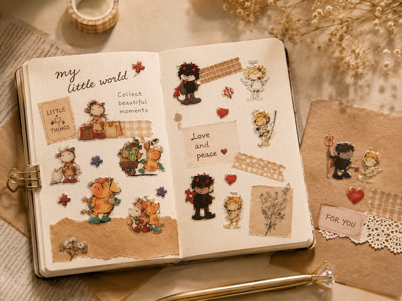Glitter Epoxy Stickers, NICI , Stationery , House Deco, gift design or craft DIY