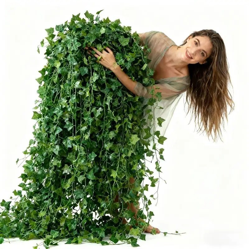 24PCS Artificial Ivy Garland 19M Green Vine Wall Decor Wedding Party Home Decora gallery