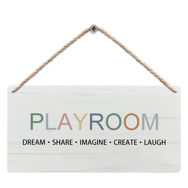 Kids Playroom Wood Plaque Sign, Playroom Wall Decor, Play Playroom Sign Wall …