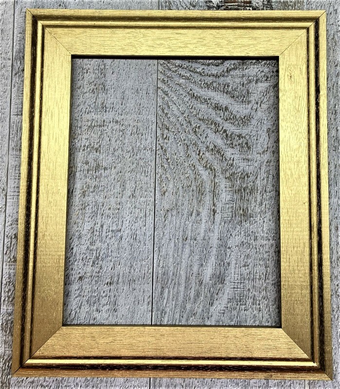 F10-201 1-3/4″ Gold Wood Picture Frame any size