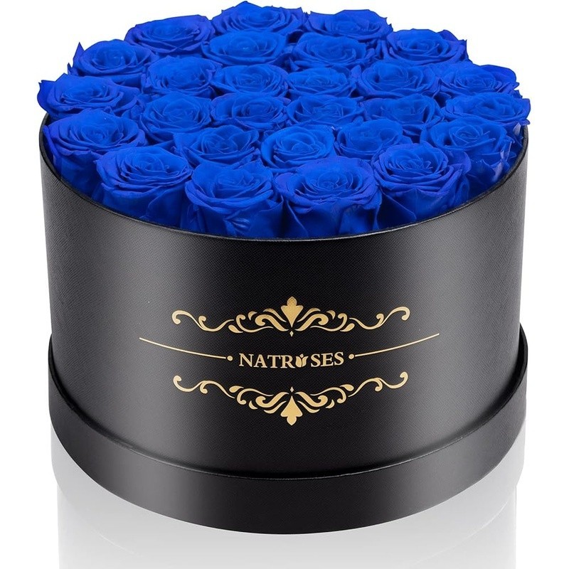 27 Preserved Roses Handmade Gift Box Romantic Flowers Her Special Occasions New