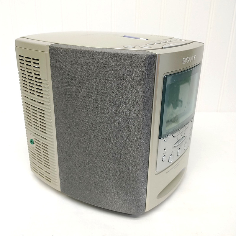 Sony Dream Machine ICF-CD863V CD Clock Radio TV/Weather/FM/AM Tested Works Great gallery