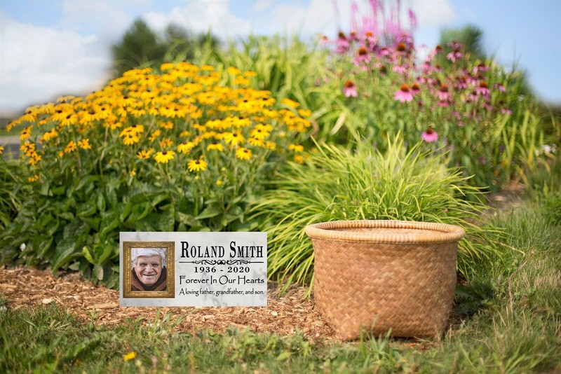 Picture Memorial Stone Loved One Loss Gift Custom Photo Marble Memory Plaque gallery