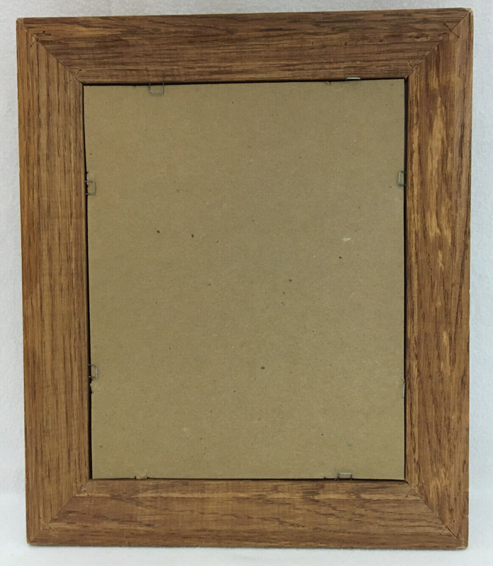 Picture Frame 11" X 13" Solid Oak Double Mat Antireflective Glass 5"X7" Photo gallery