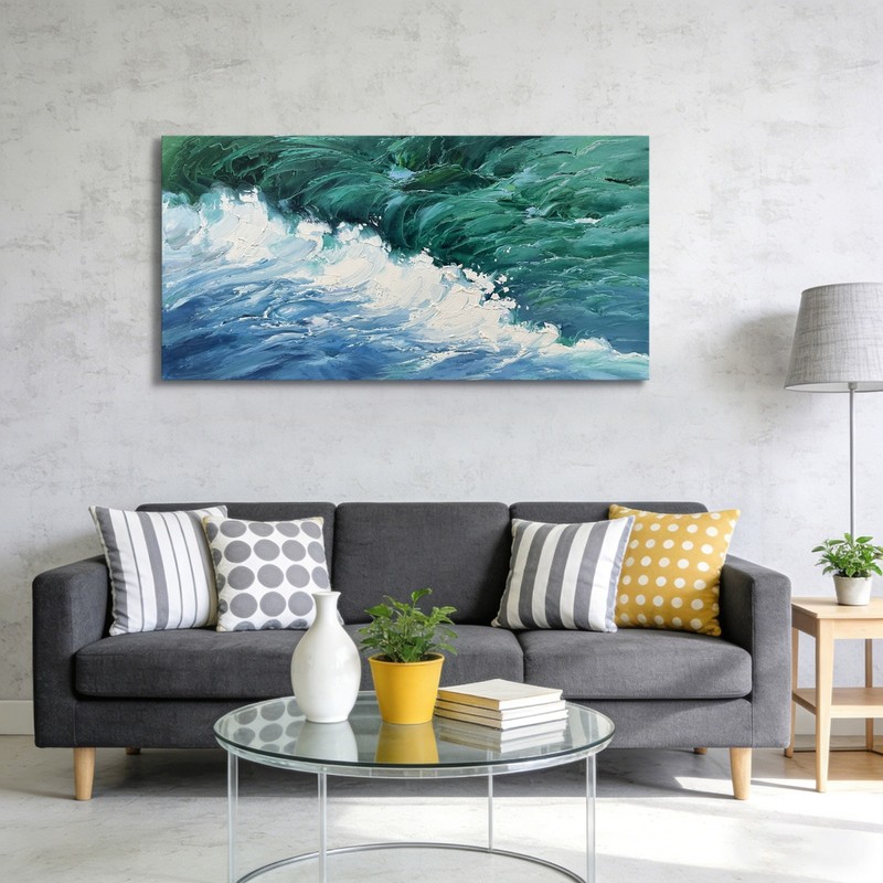 Hand Painted Modern Abstract oil painting Wall Art Decor gallery