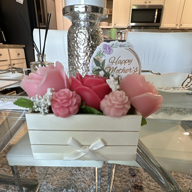 Organic candles bouquets (variety of colors and scents) for any occasion. gallery