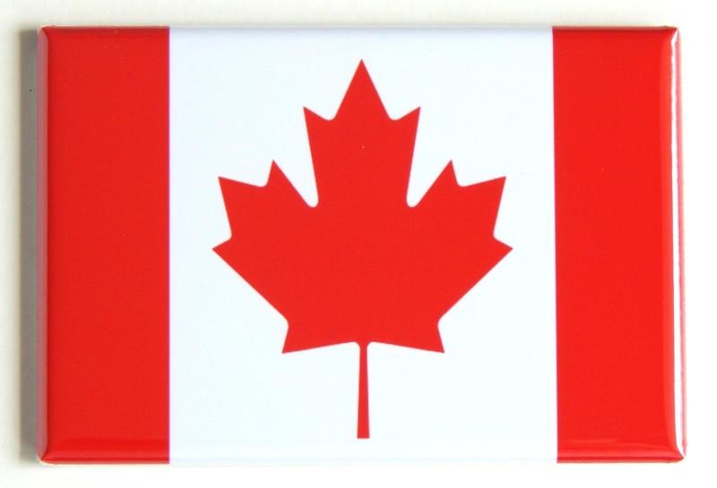 Flag of Canada FRIDGE MAGNET travel souvenir
