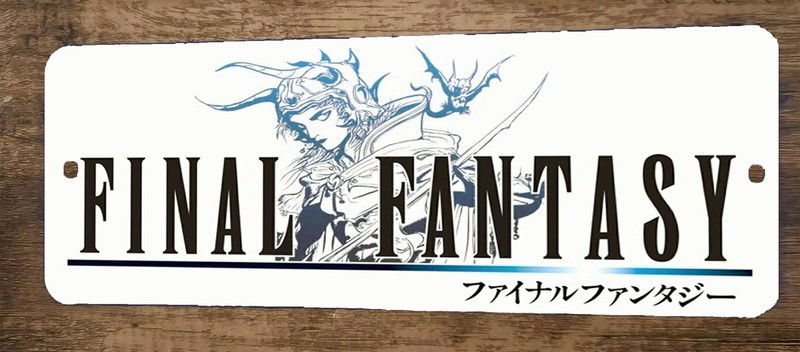FF Final Fantasy Video Game 3×12 Metal Wall Marquee Banner Sign Poster