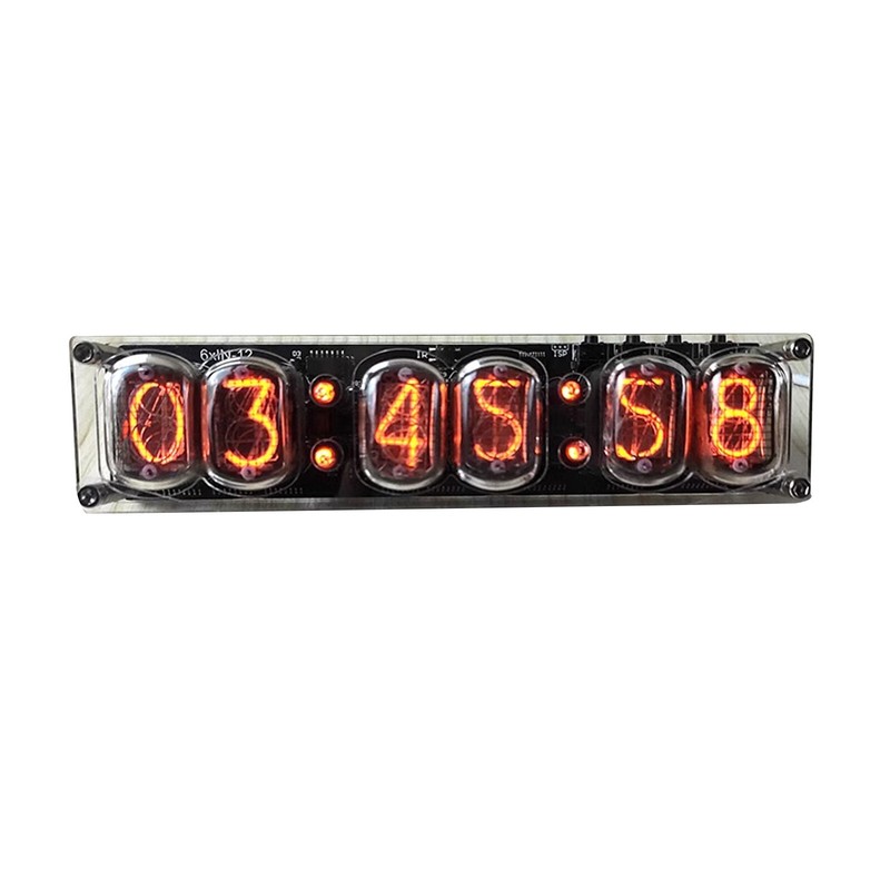 DC5V 6-bit IN-12 Glow Tube Clock IN12 Nixie Clock Base Not Include Tube5h gallery