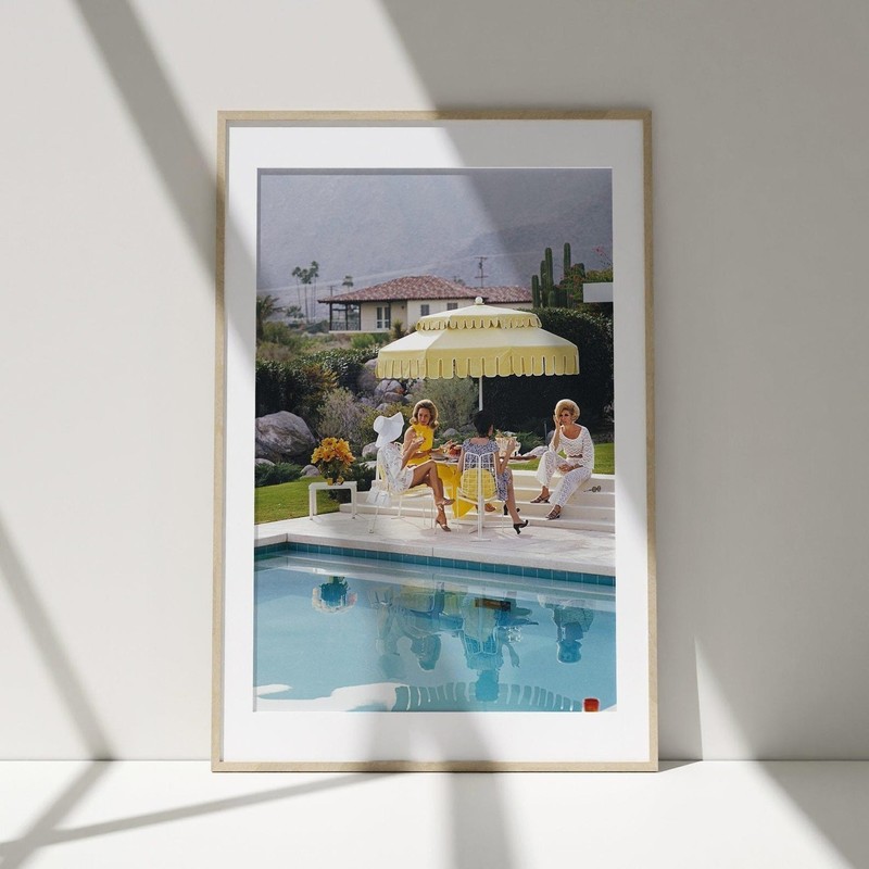 Slim Aarons Nelda And Friends Print Poster, Vintage Print, Photography- Unframed
