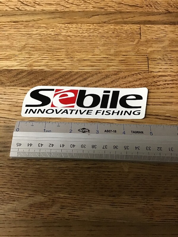 Sebile lures decals stickers bass boat tournament sponsor fishing baits lures