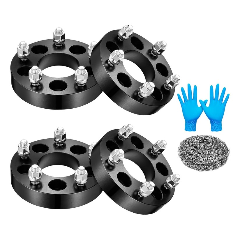 5×4.5 to 5×5 Jeep 1.25 inch Wheel Spacers Compatible 25 inch
