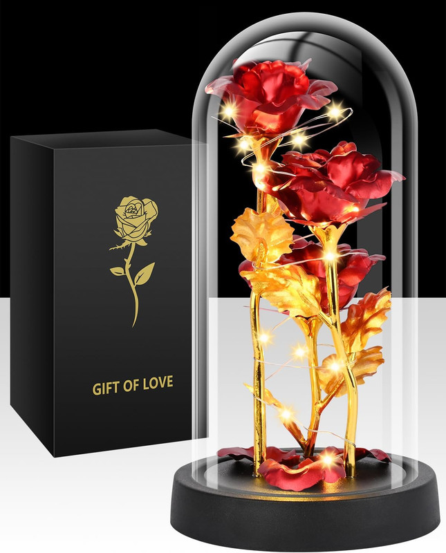Valentines Day Rose Gifts for Her, Womens Gift for Birthday Gifts for Women Mom
