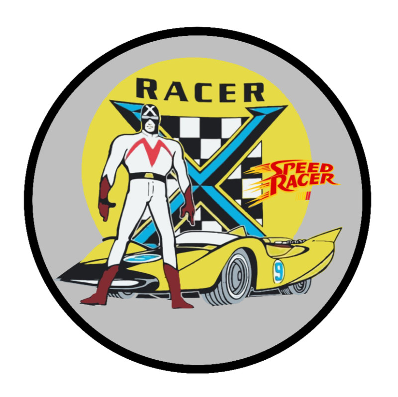 Speed Racer (Racer X Gray) – 4″ Vinyl Decal Car Truck Window Laptop Cooler Bar