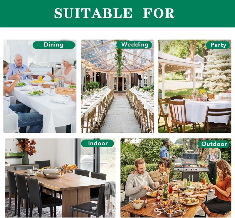 Textured Fabric Round Tablecloths 60 Inches for Tables diameters from 28" to gallery