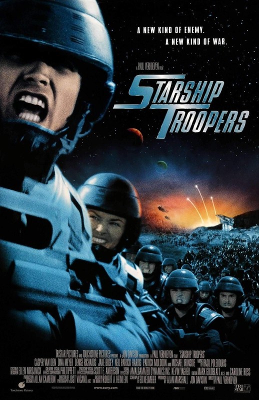 AA4315 Starship Troopers Film By Paul Verhoeven 1997 Movie Poster 11x17