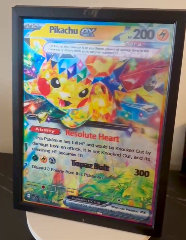 Pokémon-Mega Pikachu-3D Poster 3D Lenticular Flip Effect,3 In One
