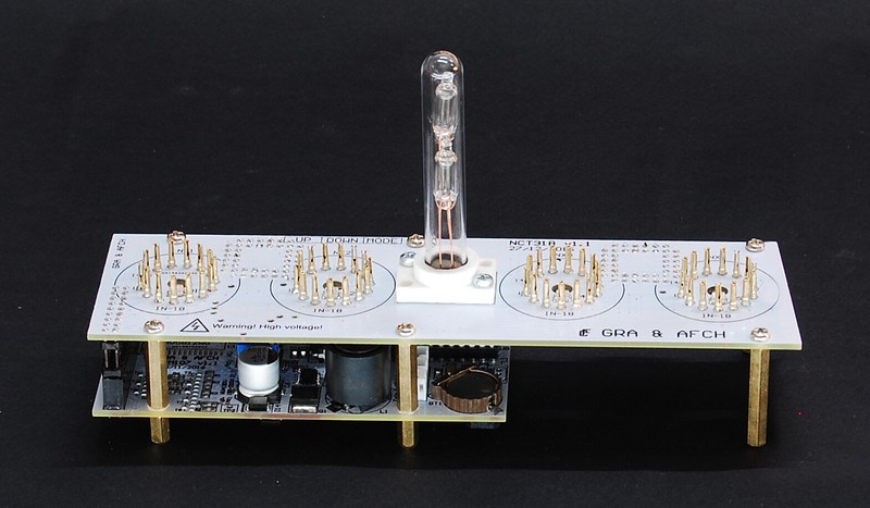 KIT IN-18 Nixie Tubes Clock 12/24H ALL Parts Timer Temp USB [WITHOUT TUBES] gallery