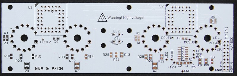KIT IN-18 Nixie Tubes Clock 12/24H ALL Parts Timer Temp USB [WITHOUT TUBES] gallery