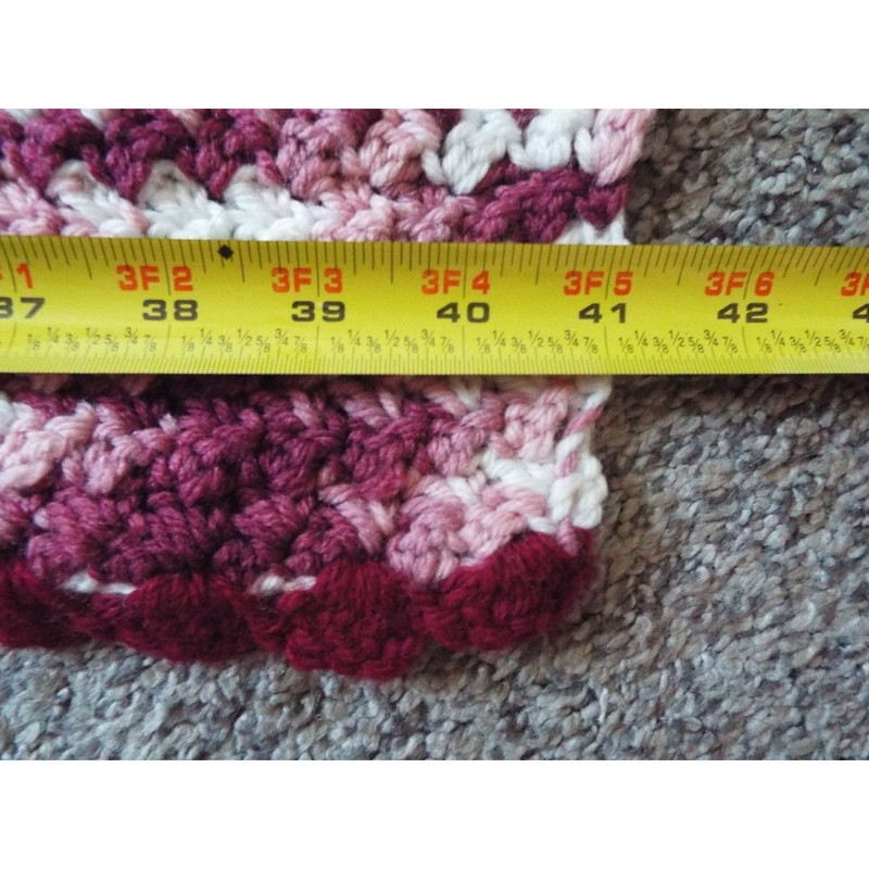 #18 - Afghan Crochet Blanket Multicolored 65"L x 41"W gallery