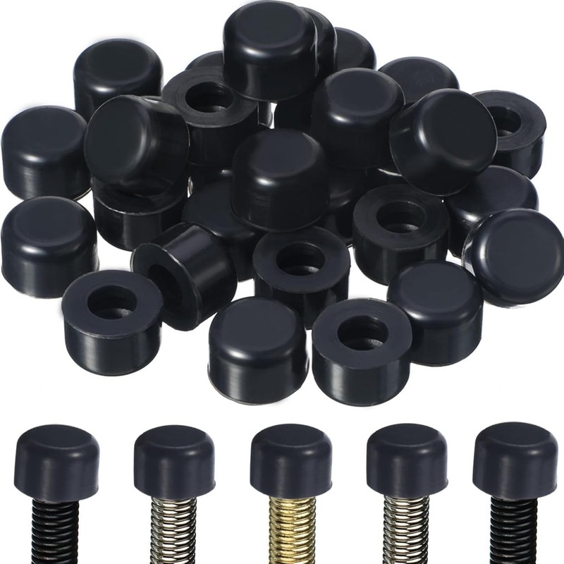 Universal Size 15 Pcs Silicone Door Stop Caps - Stylish Bumpers for Protection gallery