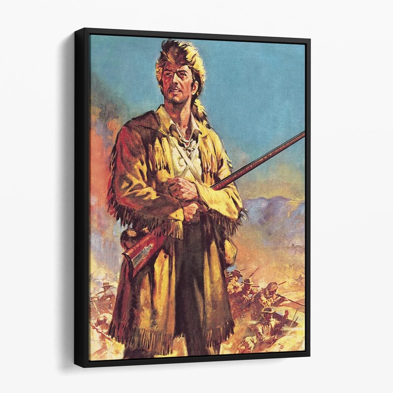 Davy Crockett: Hero of the Alamo by James Edwin Mcconnell Canvas Wall Art Print