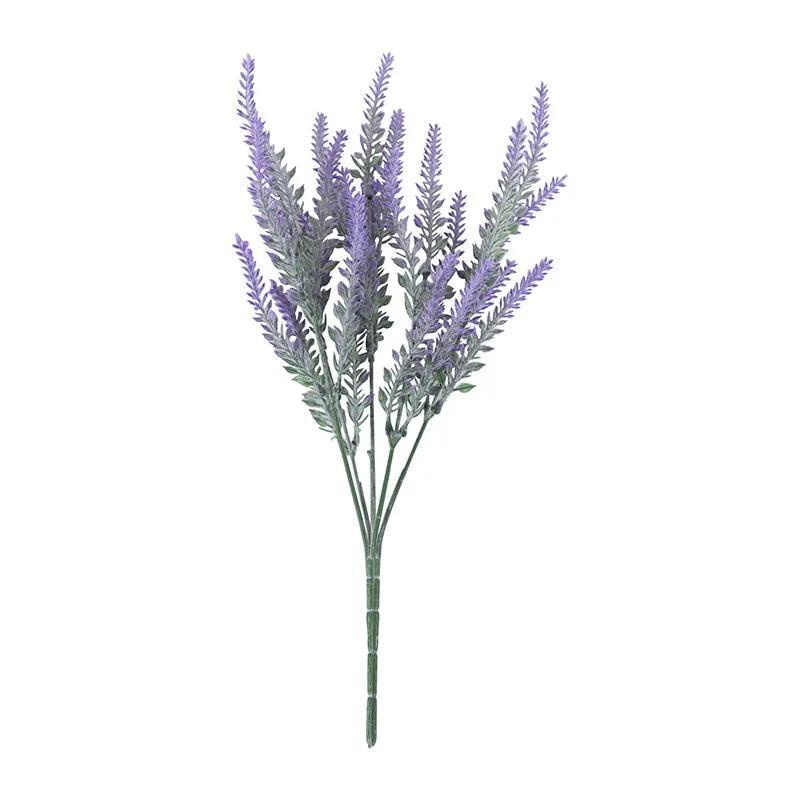 a Bunch of Provence Lavender Plastic Artificial Flowers False Plants Wedding Hom gallery