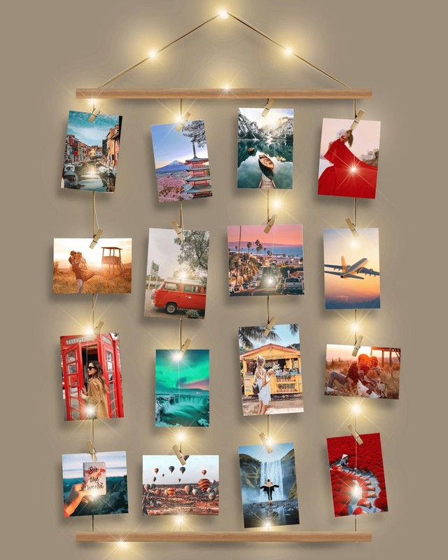 Picture Frames Collage Wall Decor, Picture Board for Photos Polariod Display …
