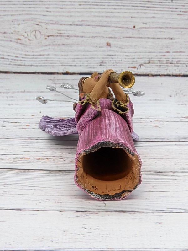 Christmas Decorations, Angel with Oboe, Christmas Angel Home Decor, Handmade gallery