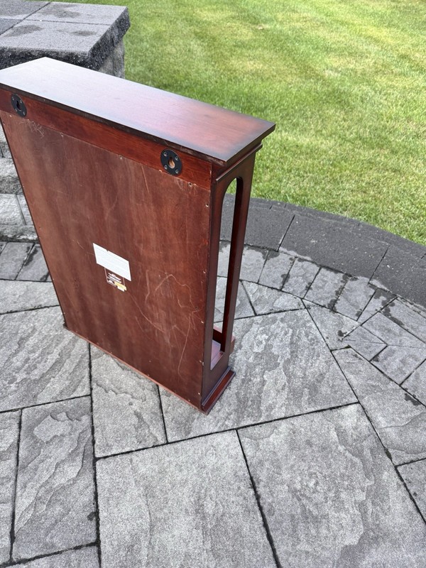 Bombay Co Wooden Vanity Mirror Table Top / Wall Hanging with Drawers 32x24x7” gallery