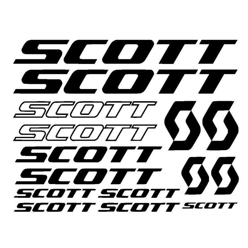 Scott Decal Scott Bike Bicycle Vinyl Sticker – Any Color