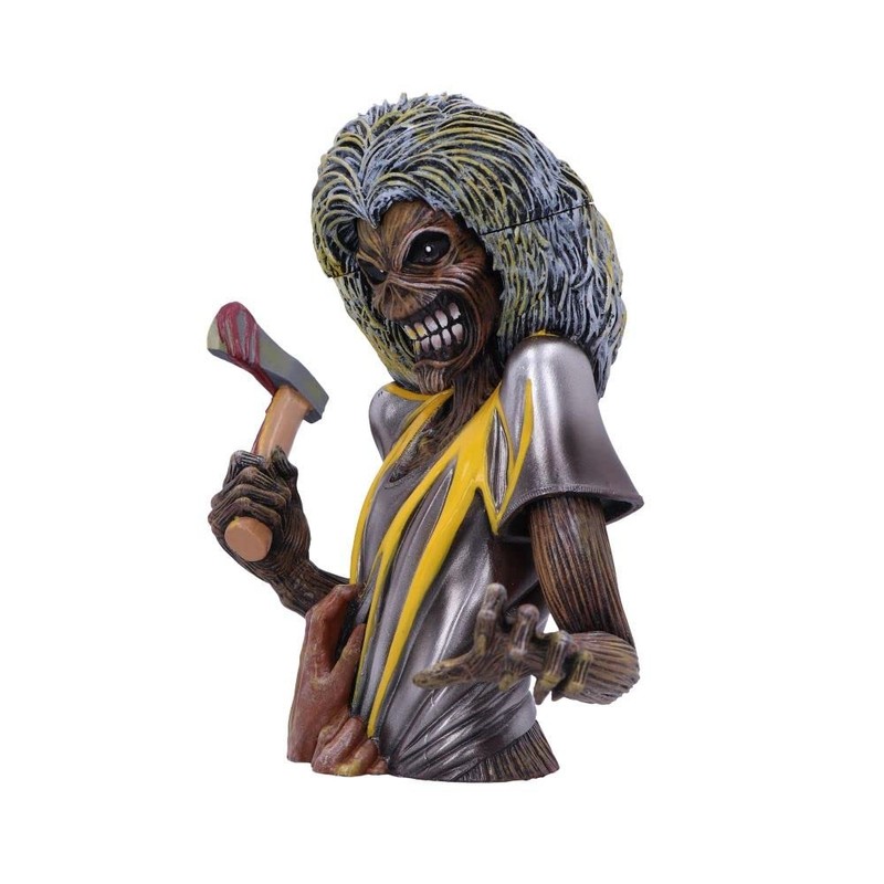 Officially Licensed Iron Maiden Killers Bust Box (Small) Yellow, 16.5cm gallery