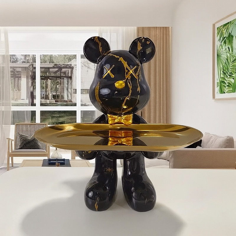 21cm Graffiti Bear Key Strorage Holder