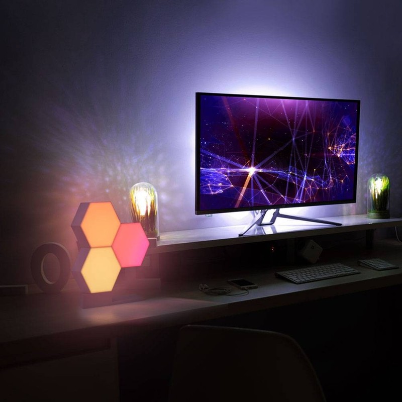 LED Smart Light Touch Sensor Hexagon 135*100*75(mm) NEW gallery